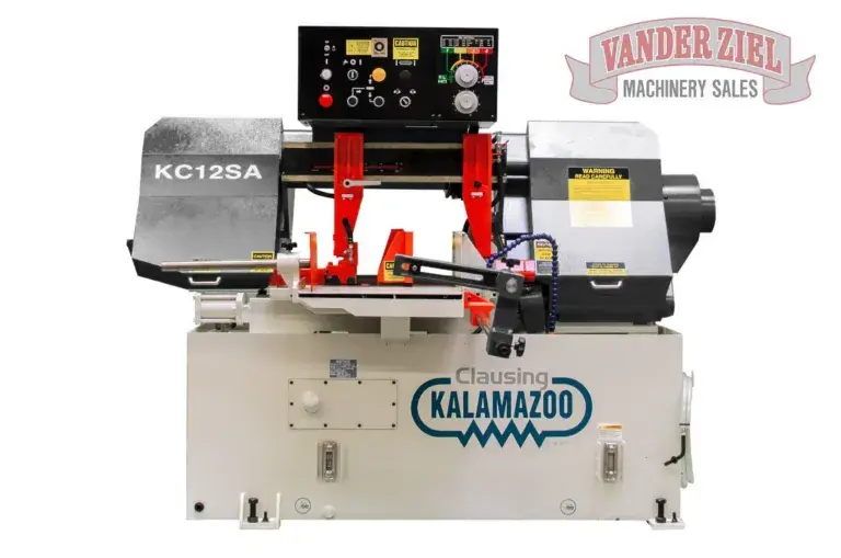 New | in-Stock CLAUSING KC12SA Horizontal Band Saws Michigan US | Vander Ziel Machinery Sales #482393
