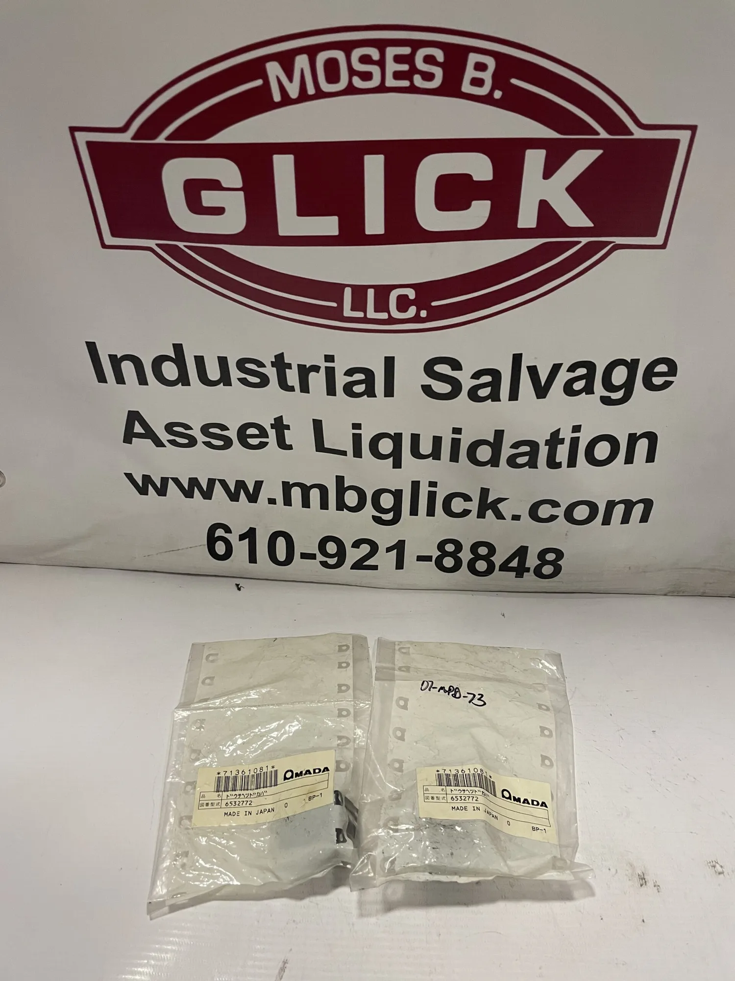 Amada 6532772 Replacement Part -NIB lot of 2