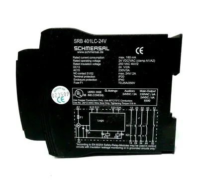 NEW SCHMERSAL SRB-401LC-24V SAFETY CONTROLLER SRB401LC24V