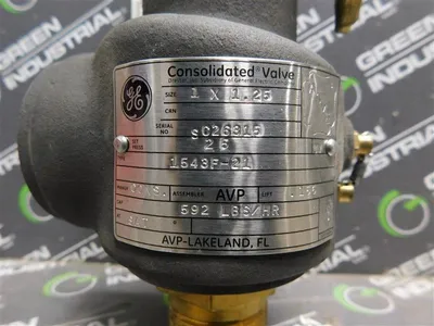 GE Dresser 1543F-21 Consolidated Valve 1 X 1.25 592 Lbs/hr 25 Set Pressure Used