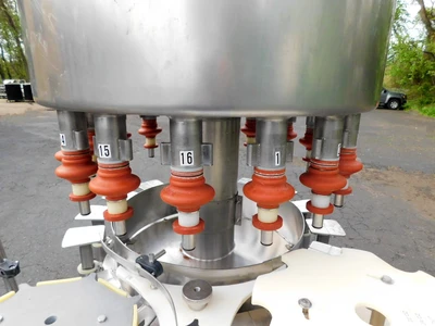 Used FEDERAL ROTARY FILLER 16 STATION Overflow Pressure Gravity Liquid Fillers New Jersey US | Champion Trading Corporation #1487210