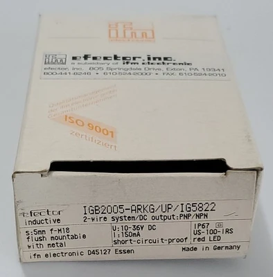NEW IFM IGB2005ARKG/UP/US100IRS