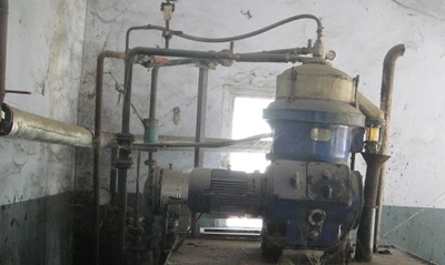 Mitsubishi SJ-16T self-cleaning oil purifier, SS bowl.