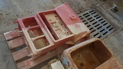 USED GASO 3364 TRIPLEX PUMP CASE