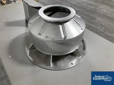 USED Vector 3.75 Liter Coating Pan for Vector LDCS-3, S/S