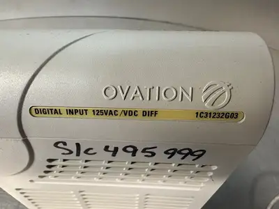 Ovation 1C31232G03 Differential Digital Input Module 125v-ac (7.3.1)