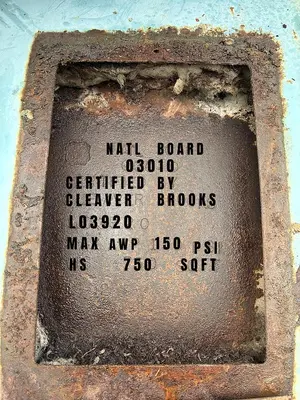 USED 1992 CLEAVER BROOKS CB-200-150