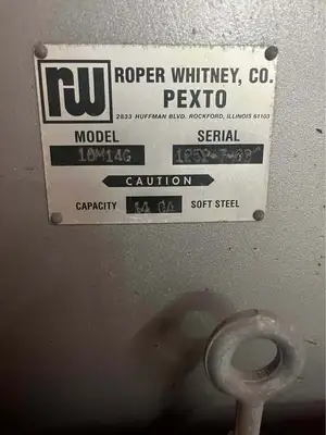 2003 ROPER WHITNEY 10M10 Shears-Power Squaring Mech. | Asset Exchange Corporation (2)