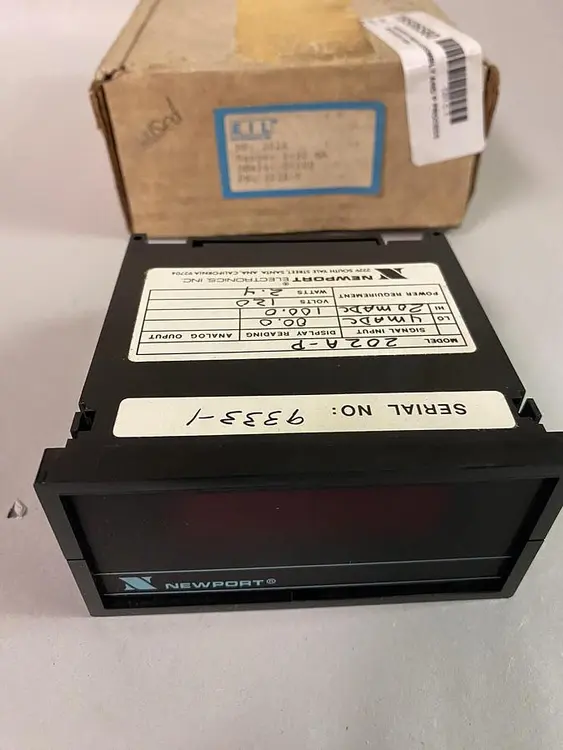 New | in-Stock NEWPORT 202A-P Meters - Misc | Surplus Asset Holdings #1206939