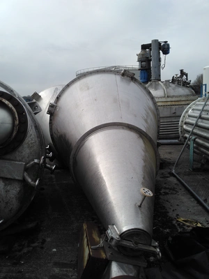 2,200L Vierco  S/S  JKTD Vacuum Cone Mixer Drier Type MF200