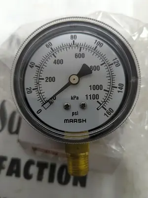 New | in-Stock MARSH J4652 Universal Pressure Meters | Surplus Asset Holdings #1217267