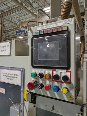 Koyo Laser Marking Machine W/ Cognex Control & Sensor