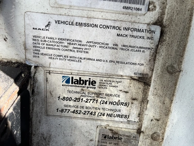 USED 2018 MACK LR613 REFUSE