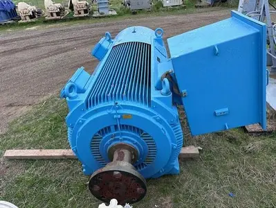 WEG 550 HP @ 426 RPM 50 Hz electric motor SN 1020954657