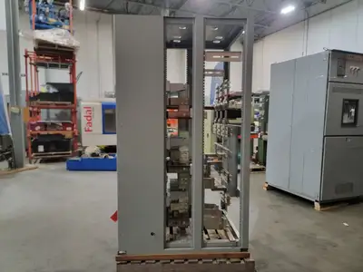 Masterpact Low-Voltage Switchgear Section w/ 3 x NW12H1 Air Circuit Breakers - Metal-Enclosed - NEMA 1 - 600V