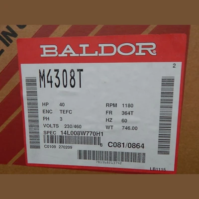 Baldor 40 HP Electric Motor