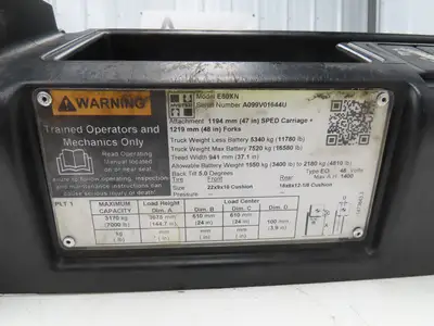 Hyster 8807572 Forklift Hydraulic Forklift Cylinder From E80XN