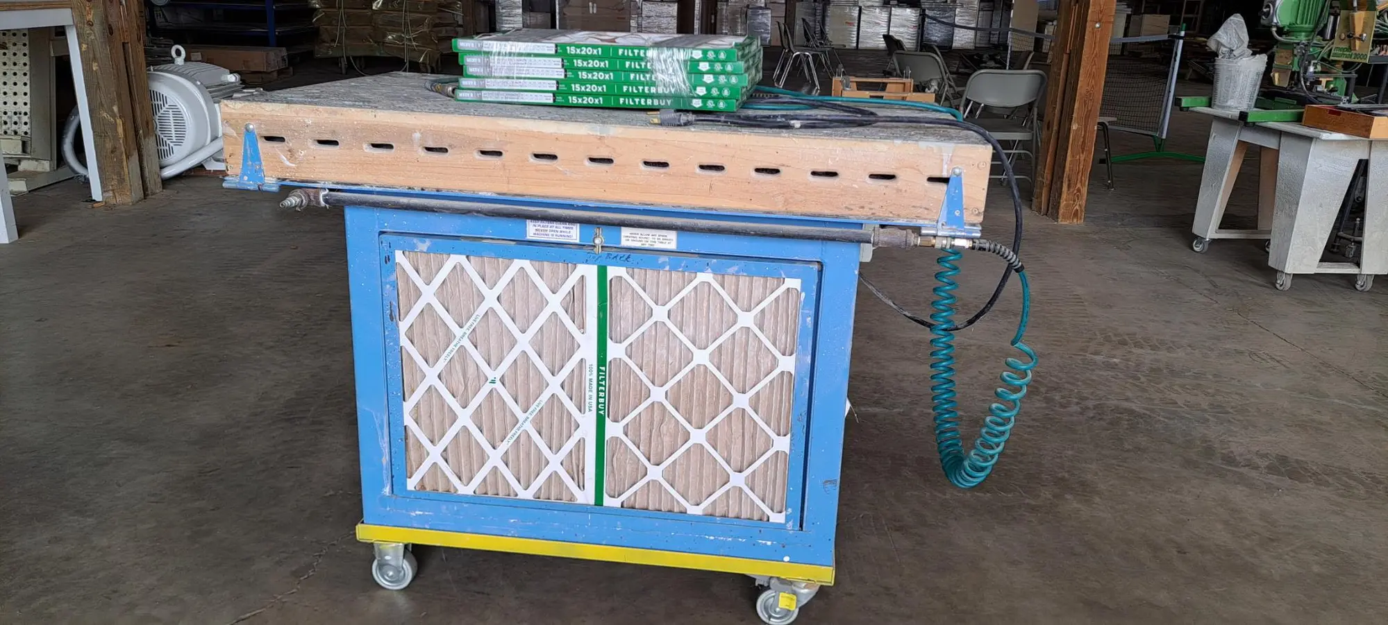 Used _UNKNOWN_ 2800 Downdraft Tables Pennsylvania US | AW Machinery, LLC. #1561459