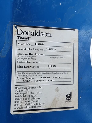 USED TORIT DFO4-16