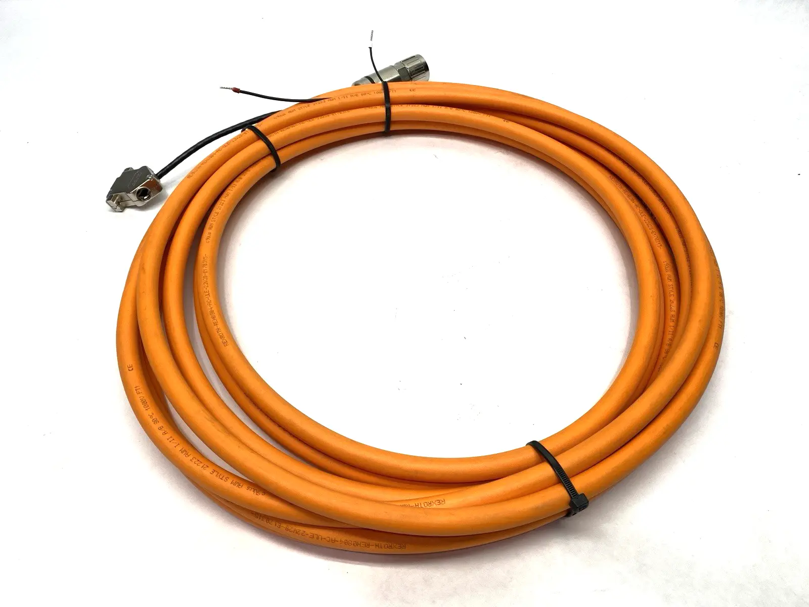 USED BOSCH REXROTH HYBRID CABLE 5M RH2-024DBB-NN-008,0 MISSING SCREW