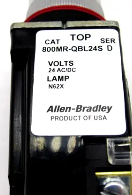 NEW ALLEN BRADLEY 800MR-QBL24GAK PUSHBUTTON SERIES D 800MR-QBL24S 800MRQBL24GAK