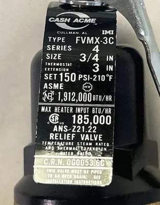 New | in-Stock CASH ACME FVMX-3C Valves/Fittings Ohio US | Surplus Asset Holdings #1290493