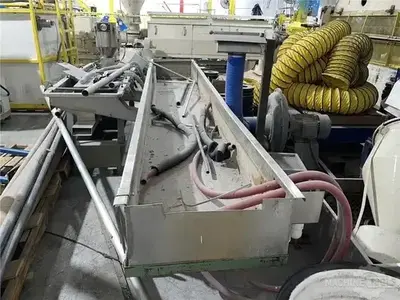USED 1992 PTI STRAND DIE PELLETIZING LINE