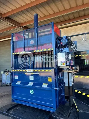 USED JV MANUFACTURING TWO (2) VB-60 & TWO (2) VB-72B VERTICAL BALERS