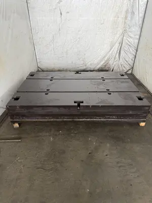 60" X 90" X 14" T-SLOTTED FLOOR PLATE. STOCK # 0632121