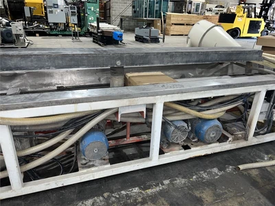 15' Friul Filiere Vacuum Calibration Table, (3) Pompetravaini Vacuum Pumps