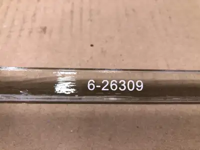 Ernst Flow 6-26309 Clear Flat Gauge / Sight Glass 10″ X 1-1/2″ X 1/2″ -NIB