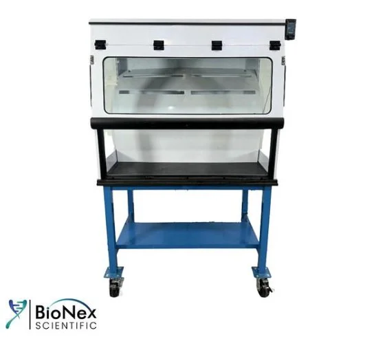 Used FLOW SCIENCES 4′ PPL ENCLOSED WORKSPACE Safety Enclosures New Jersey US | Bionex Scientific LLC #800502