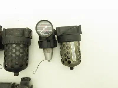 Master Pneumatic Norgren R24-400-RGLA FD100-4 Regulator Filter Assembly Lot of 5