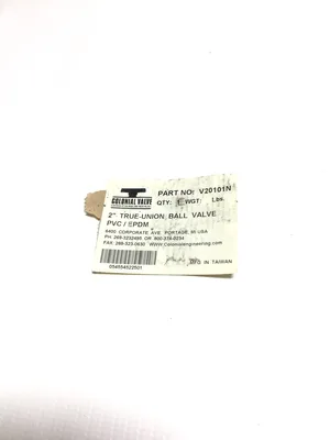 USED COLONIAL VALVE V20101N