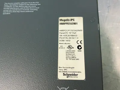 Used SCHNEIDER ELECTRIC HMIPP07A2001 Automation Control (HMI) Ohio US | HGR 24 #1406154