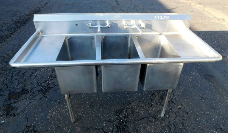 Used SS SINK 3 BAY SINK Washers | Champion Trading Corporation #424760