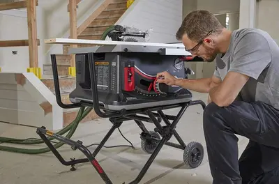 NEW SAWSTOP 10" JOBSITE SAW PRO W/MOBILE CART & HIGH/LOW FENCE SYSTEM