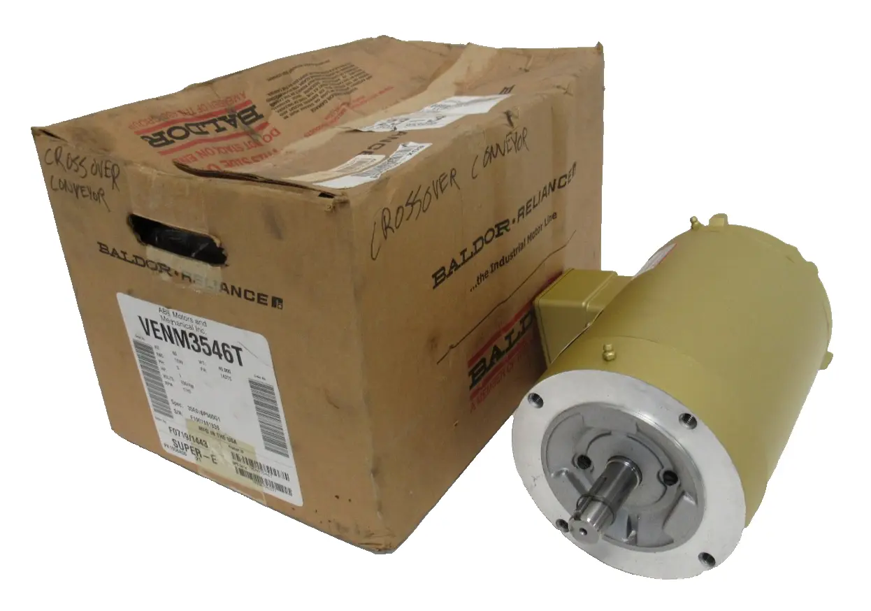 NEW BALDOR VENM3546T MOTOR 1HP 230/460V 1745RPM 7/8" DIA.