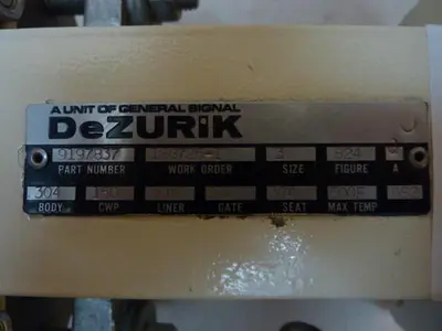 USED DEZURIK 9197837