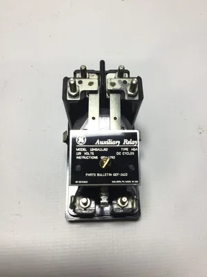 GE 12HGA11J52 Type HGA Auxiliary Relay 125VDC Instantaneous