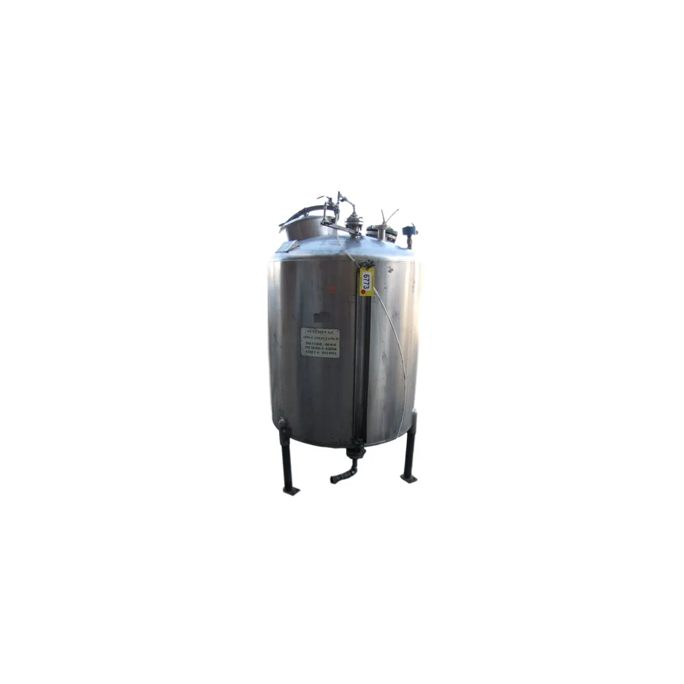 300 GAL Used 304 Stainless Steel Tank