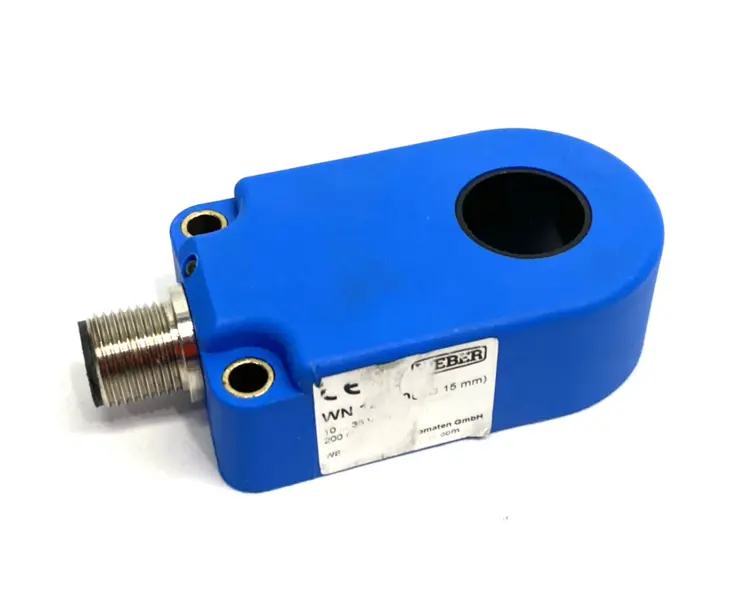Used Weber Inductive Ring Sensor 15mm Hole Dia. M12 4-pin Connection Sensors Michigan US | Maverick Industrial Sales #1410857