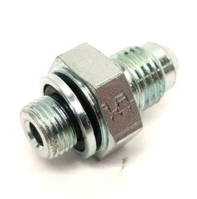 4F4OMXS | Parker  37 Degree Flare JIC Tube Fitting 1/8"-28BSPP 7/16"-20UNF LOT OF 3 - New Other