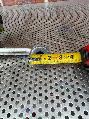 USED ITT PURE FLO ADVANTAGE 3 - WAY DIAPHRAGM VALVE W/ 1" TO 1/2" SANITARY FITTING