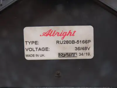 Hyster RU280B-5166P Forklift Curtis Albright DC Motor Contactor Off Hyster E80XN