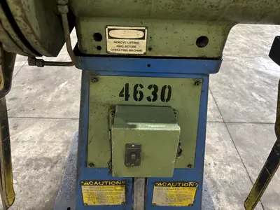2,000 LBS X 12" LITTELL MODEL #20-12 DOUBLE END PULL OFF UNCOILER COIL REEL: STOCK #23709