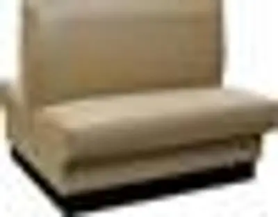 STANDARD SINGLE  BOOTH SEATING -  46 WIDE X 42" HIGH  VINYL - 6 COLORS