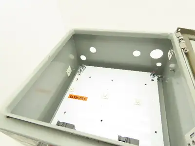 Wiegmann N412121206C Electrical Enclosure 12x12x6" Hinged Door Nema 3R
