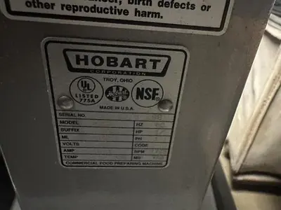 USED HOBART 2012-C