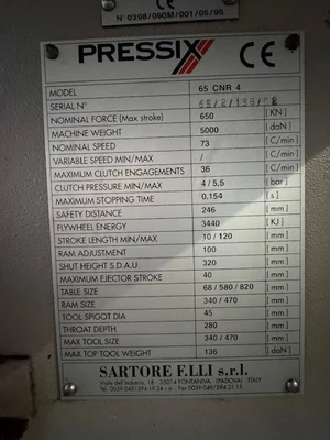 Pressix 65 CNR 4